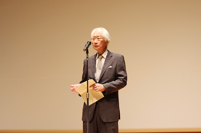 齋藤学長（会長による主賓挨拶）